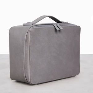 NWT Beis The Cosmetic Case in Grey